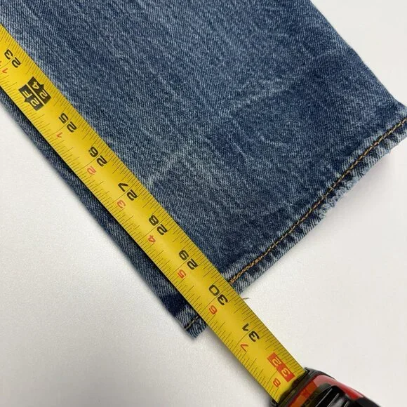 Levi's 501 Button Fly Jeans Mens 34x34 (32x30) - Picture 12 of 13